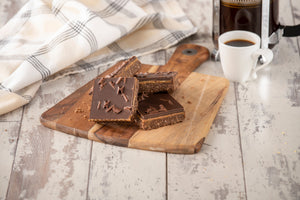 Sweet Caramel & Chocolate Traybake - single tray